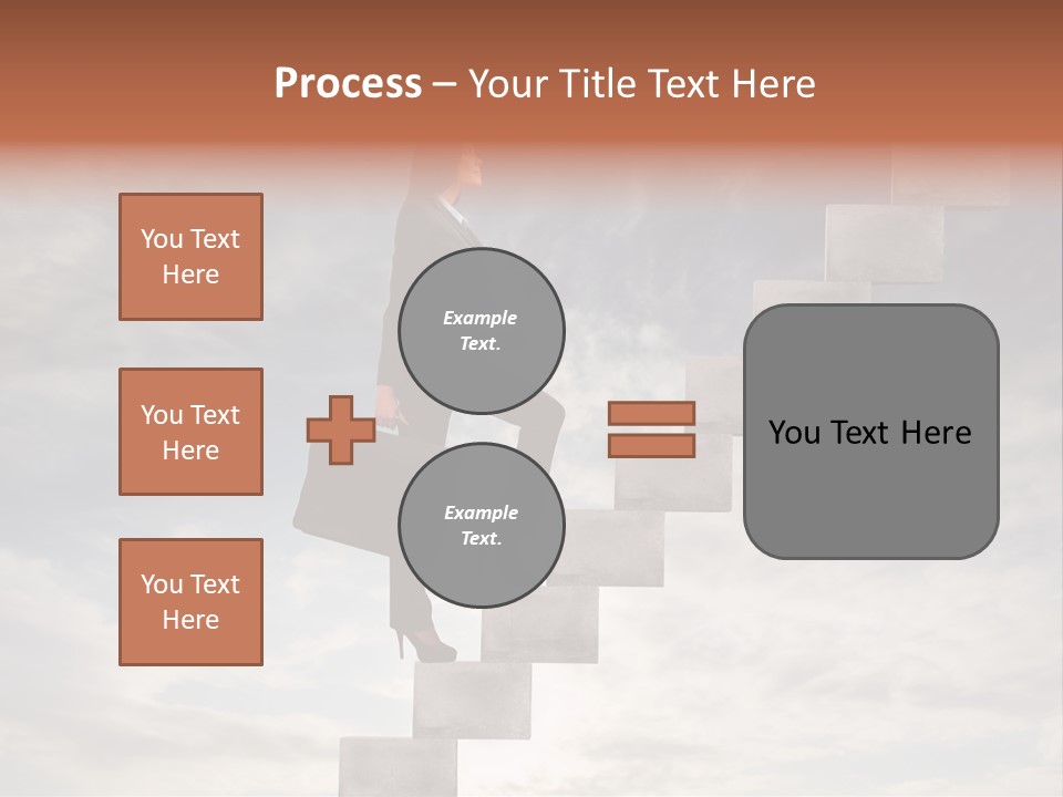 Girl Outdoor Win PowerPoint Template