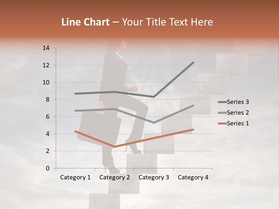 Girl Outdoor Win PowerPoint Template