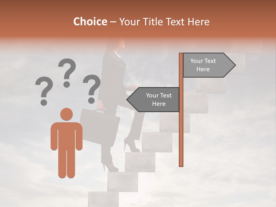 Girl Outdoor Win PowerPoint Template