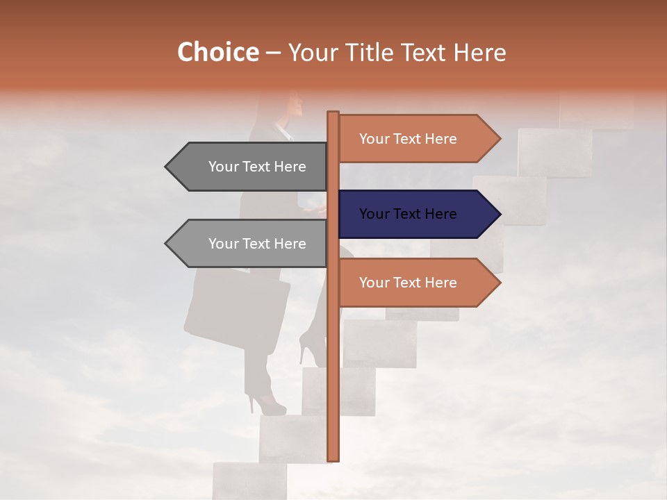 Girl Outdoor Win PowerPoint Template