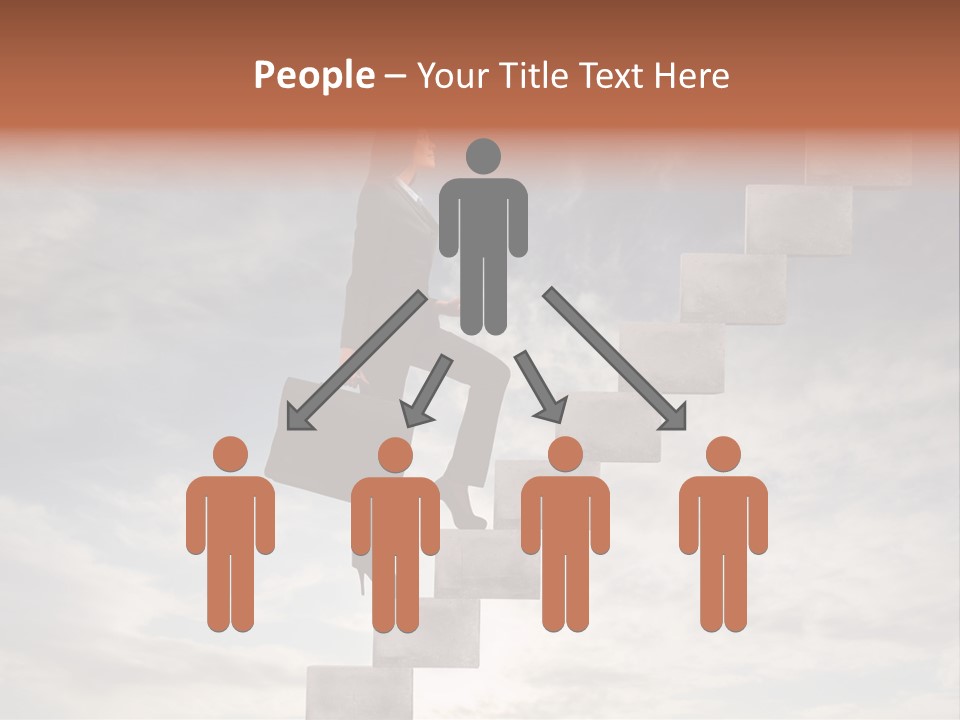 Girl Outdoor Win PowerPoint Template