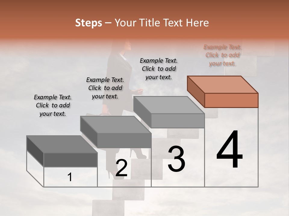 Girl Outdoor Win PowerPoint Template