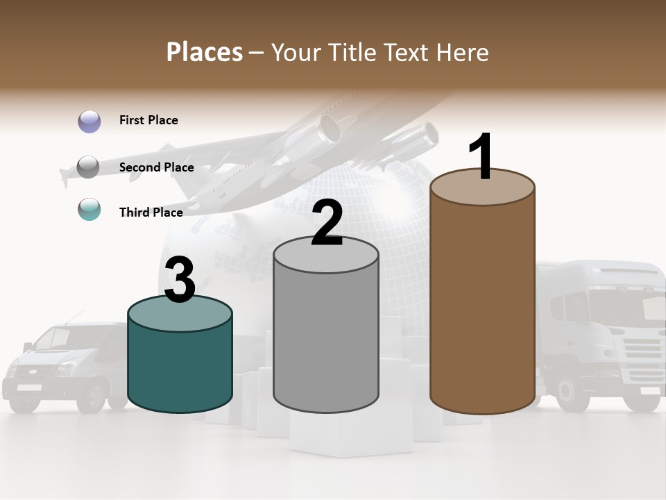 Express Parcel World PowerPoint Template