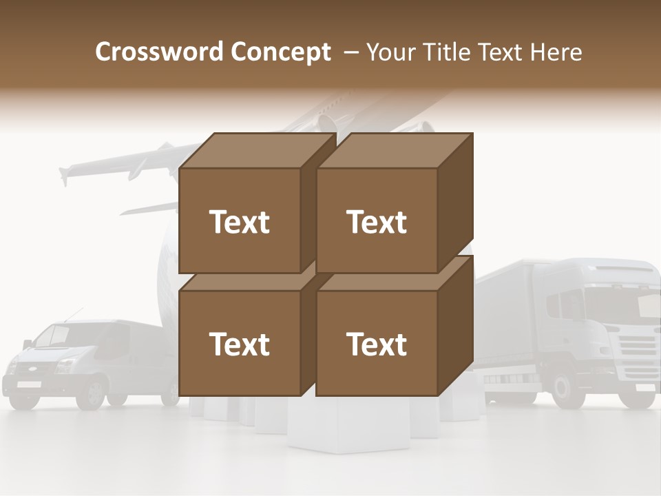 Express Parcel World PowerPoint Template