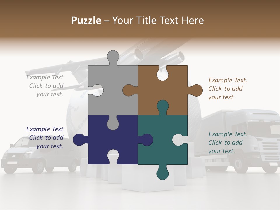 Express Parcel World PowerPoint Template