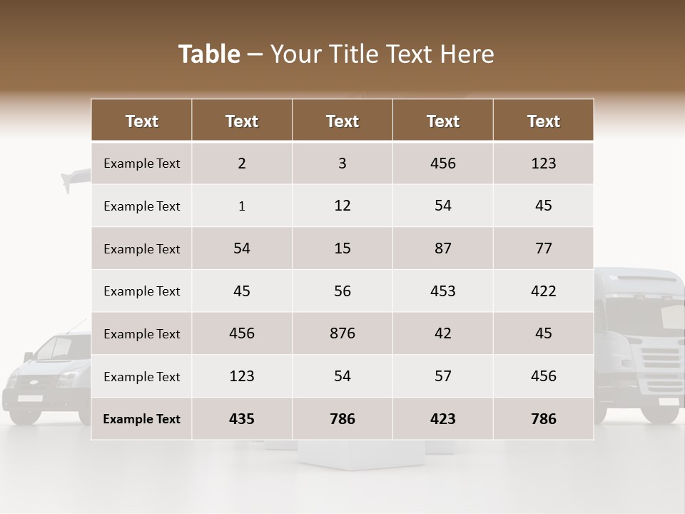 Express Parcel World PowerPoint Template