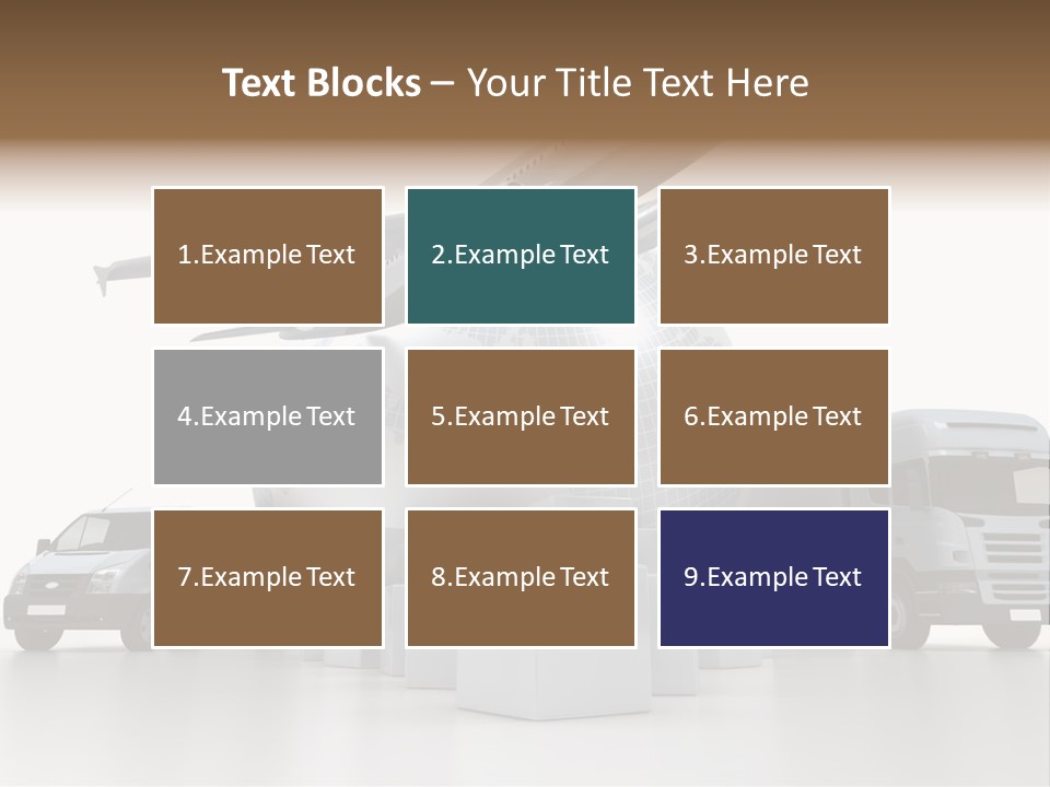Express Parcel World PowerPoint Template