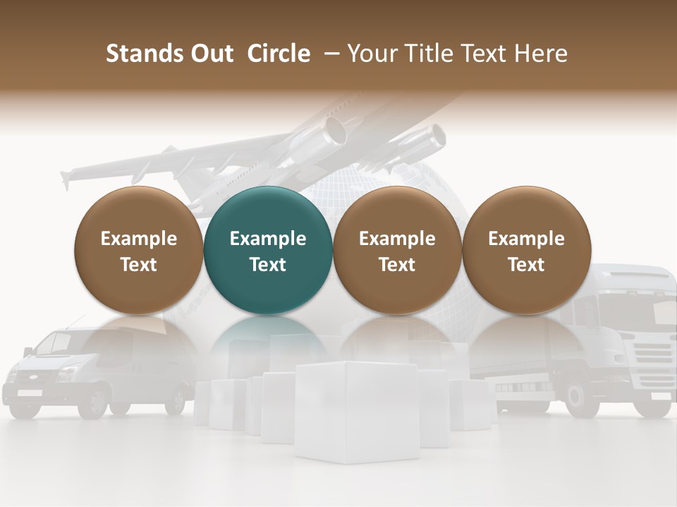 Express Parcel World PowerPoint Template