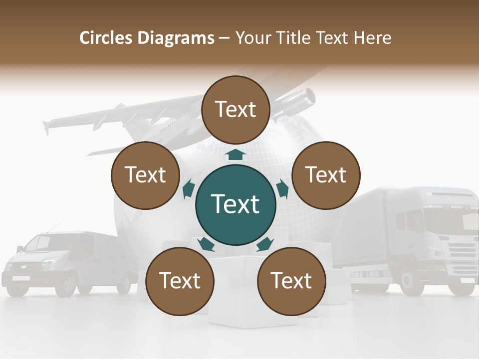 Express Parcel World PowerPoint Template