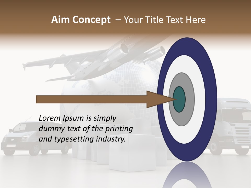Express Parcel World PowerPoint Template