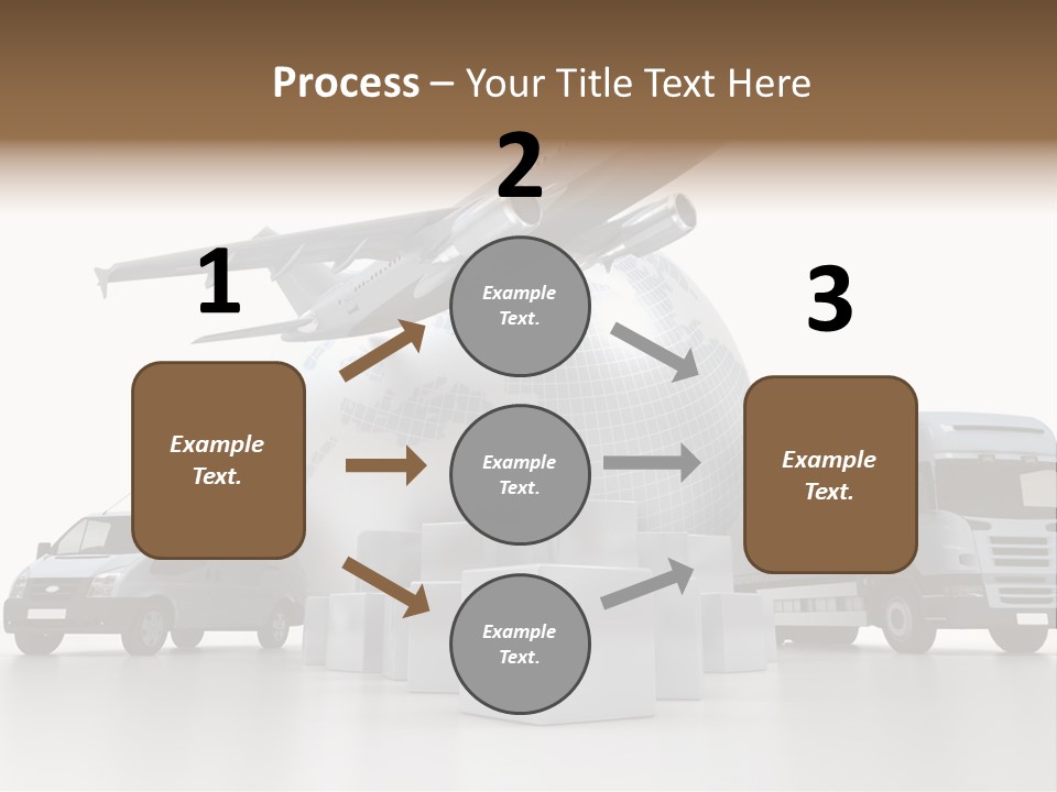 Express Parcel World PowerPoint Template