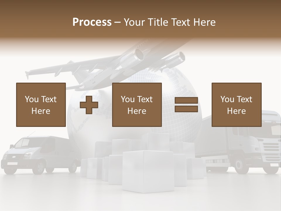 Express Parcel World PowerPoint Template