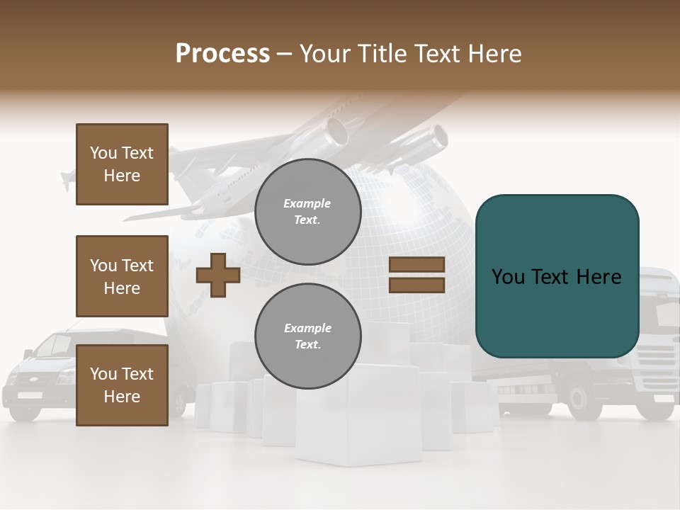 Express Parcel World PowerPoint Template