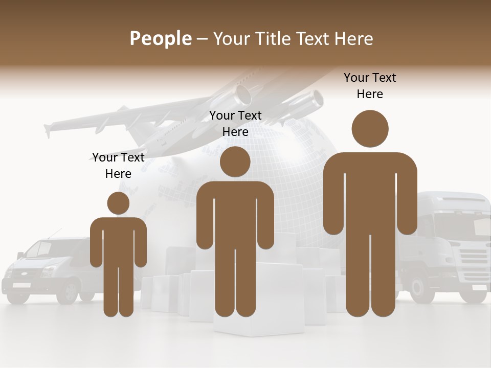 Express Parcel World PowerPoint Template