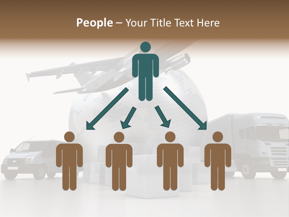 Express Parcel World PowerPoint Template