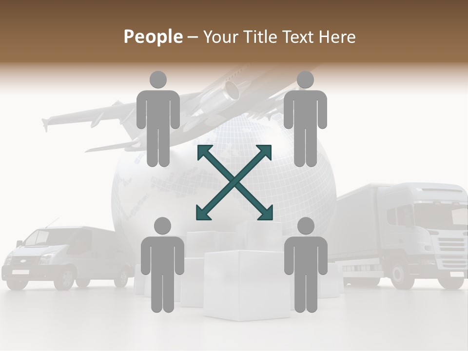 Express Parcel World PowerPoint Template