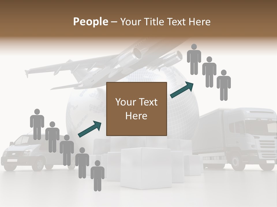 Express Parcel World PowerPoint Template