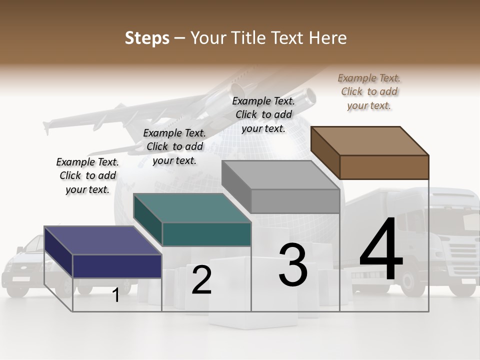 Express Parcel World PowerPoint Template