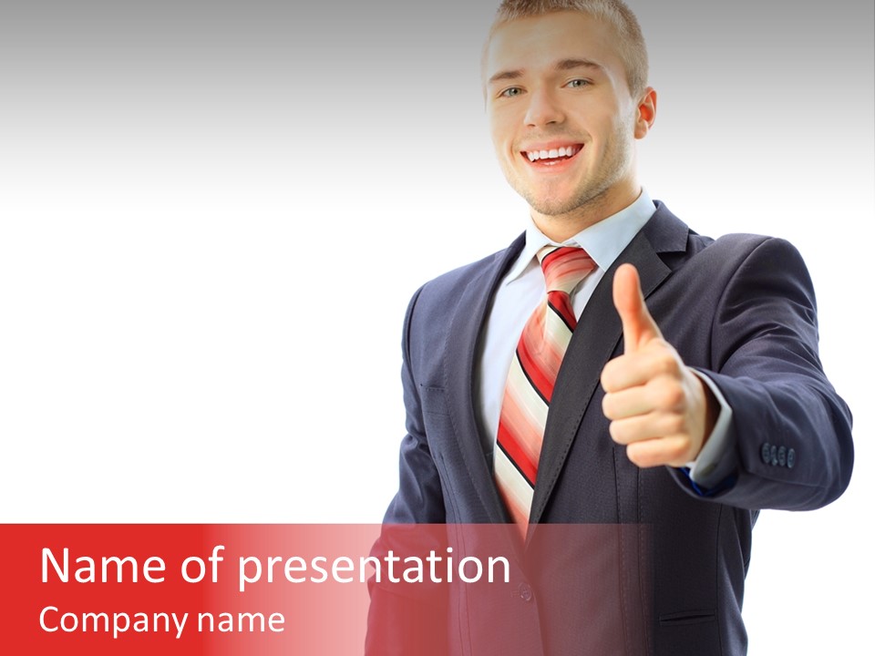 Isolated Person Excellent PowerPoint Template