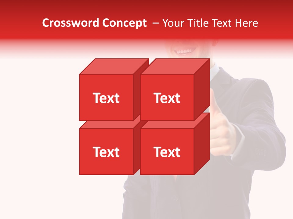 Isolated Person Excellent PowerPoint Template