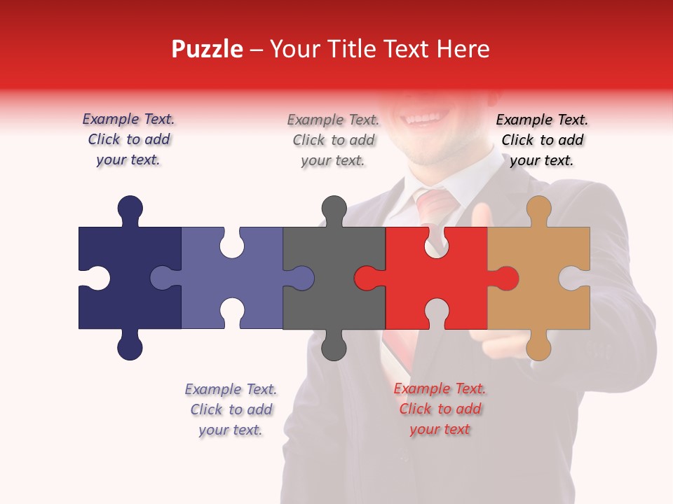 Isolated Person Excellent PowerPoint Template