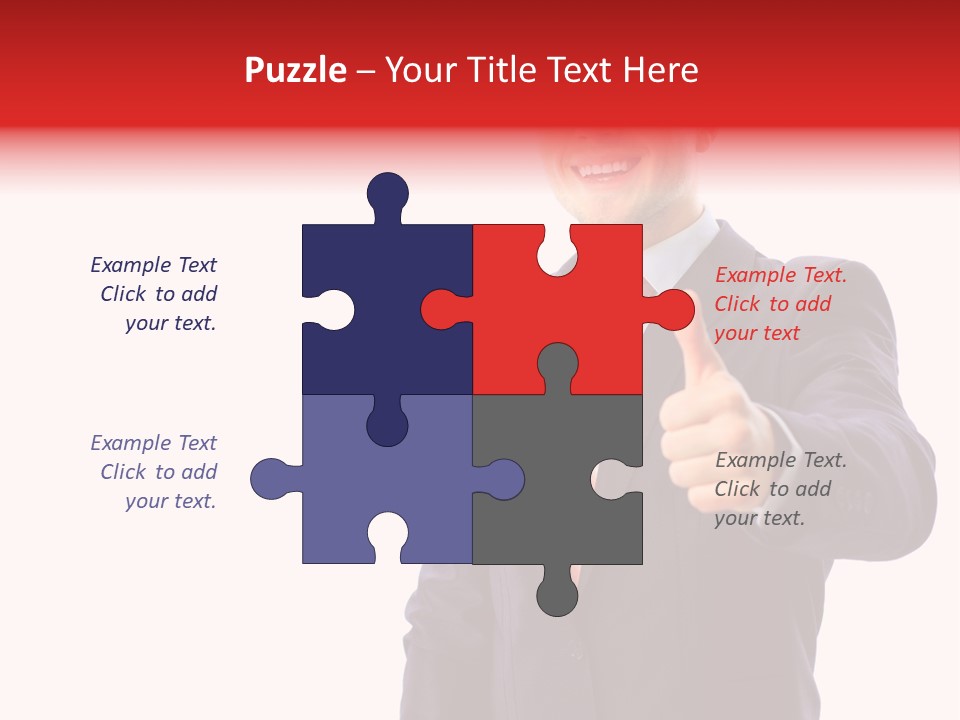 Isolated Person Excellent PowerPoint Template