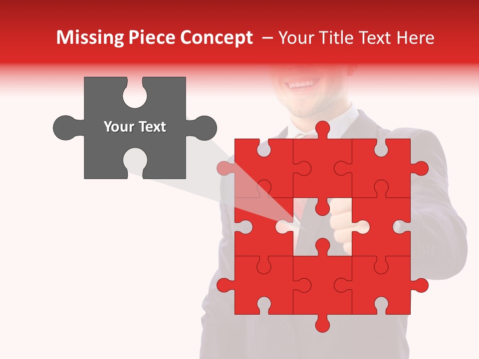 Isolated Person Excellent PowerPoint Template