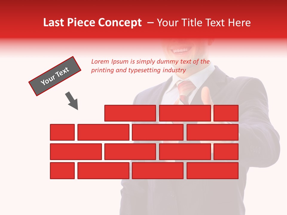 Isolated Person Excellent PowerPoint Template