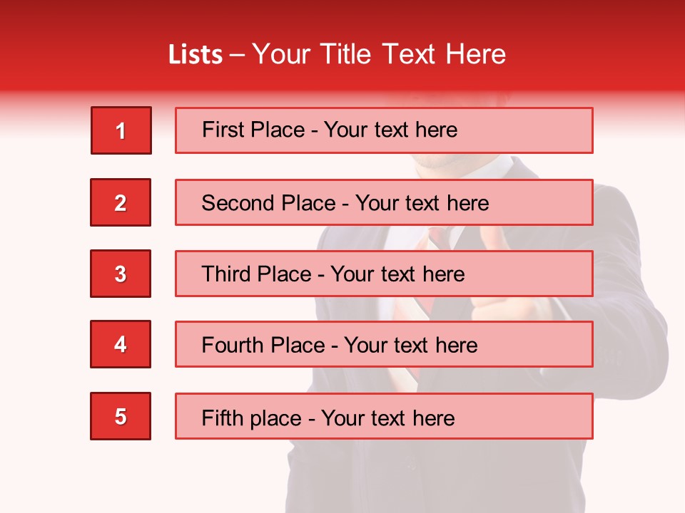Isolated Person Excellent PowerPoint Template