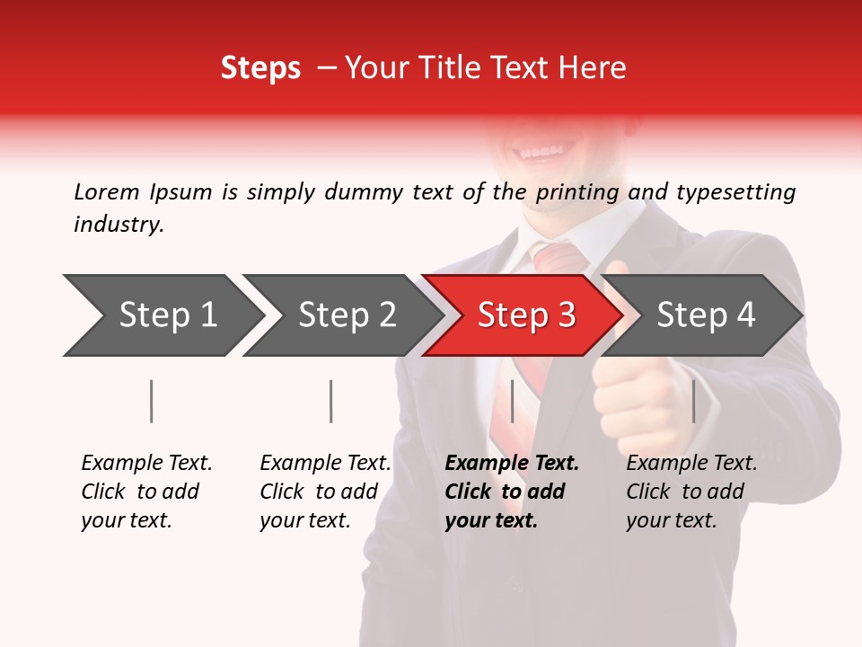 Isolated Person Excellent PowerPoint Template