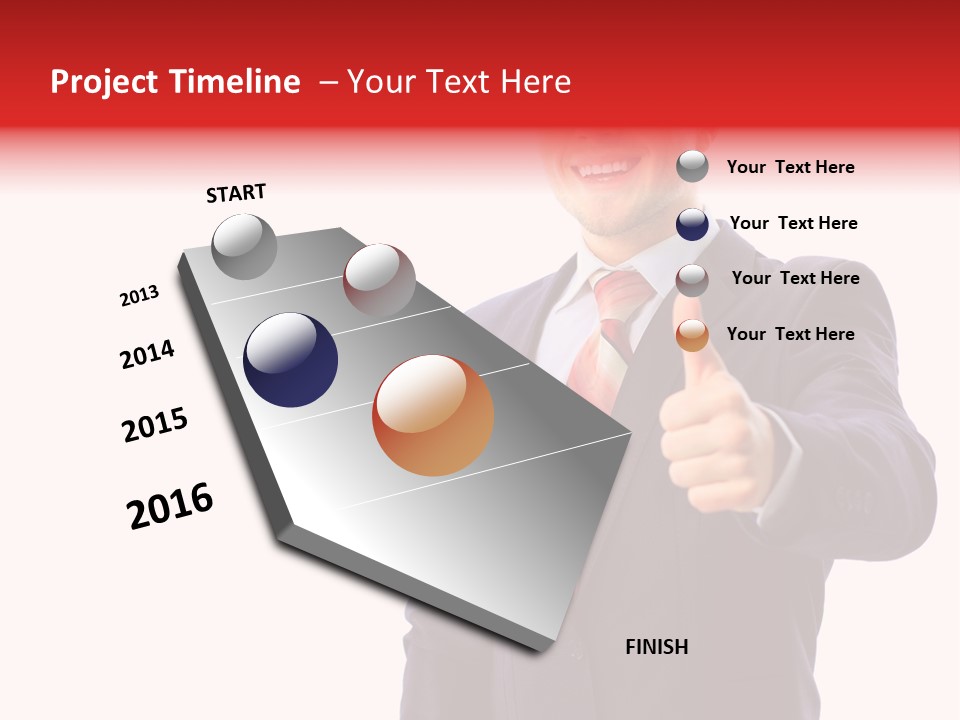 Isolated Person Excellent PowerPoint Template