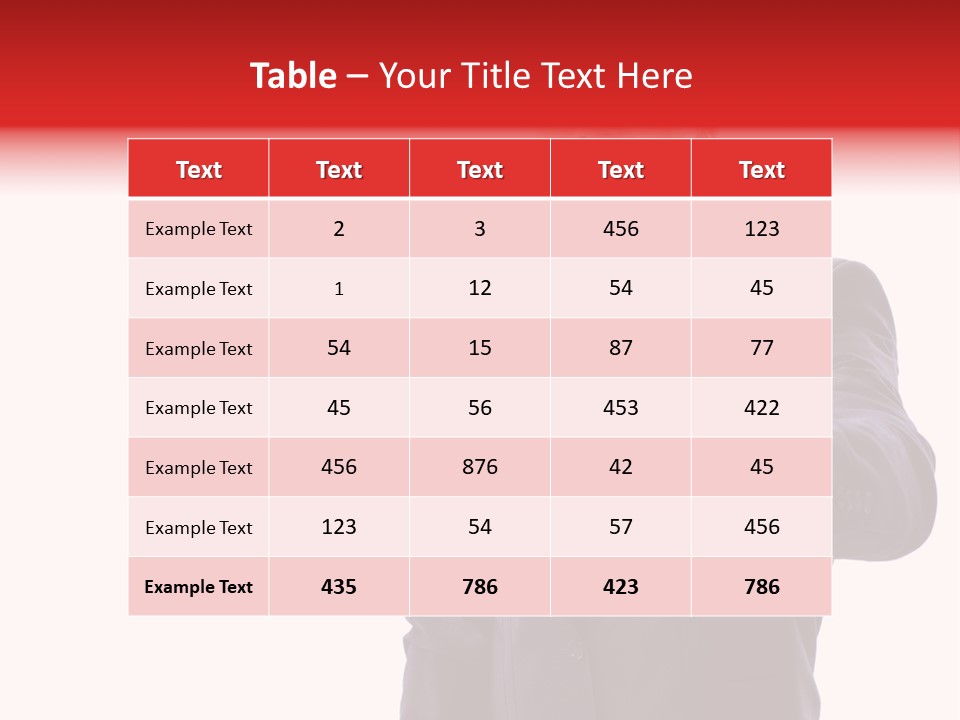 Isolated Person Excellent PowerPoint Template