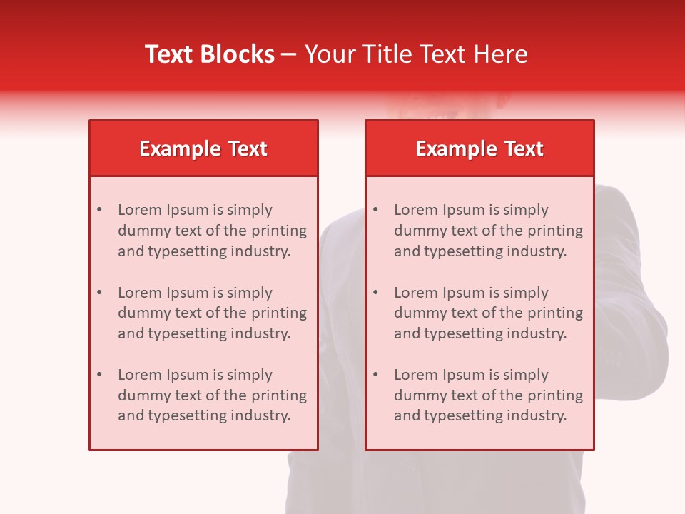Isolated Person Excellent PowerPoint Template