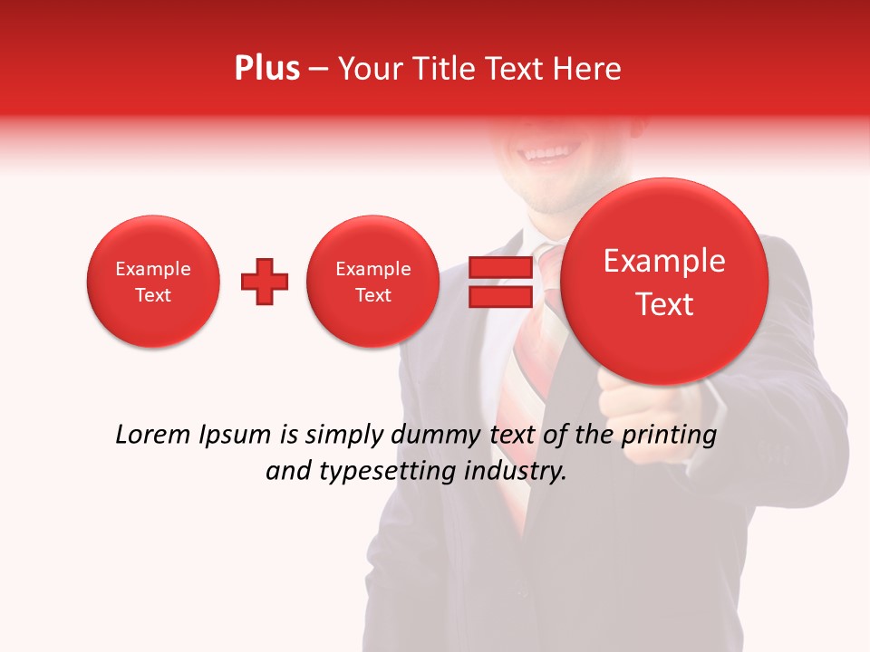 Isolated Person Excellent PowerPoint Template