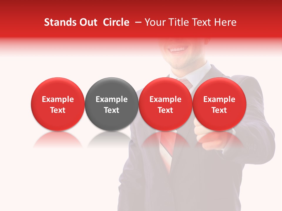 Isolated Person Excellent PowerPoint Template