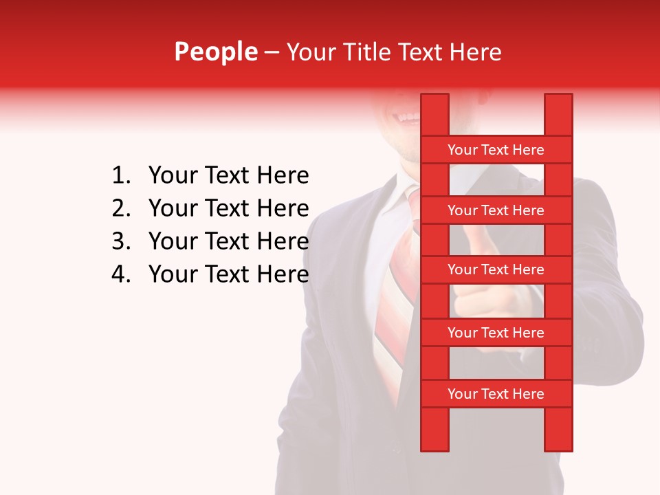 Isolated Person Excellent PowerPoint Template