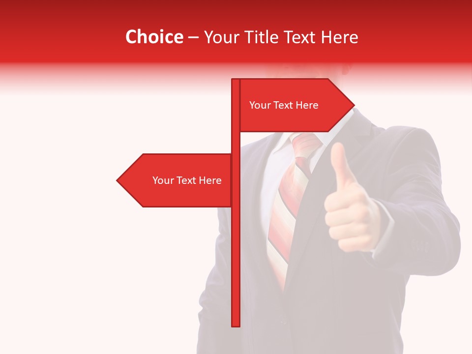 Isolated Person Excellent PowerPoint Template