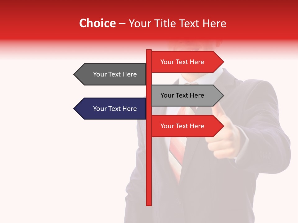 Isolated Person Excellent PowerPoint Template