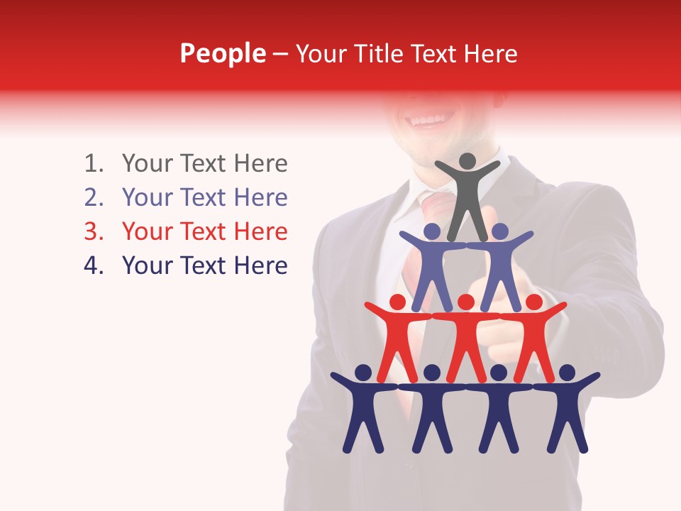 Isolated Person Excellent PowerPoint Template