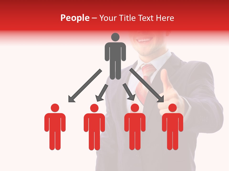 Isolated Person Excellent PowerPoint Template