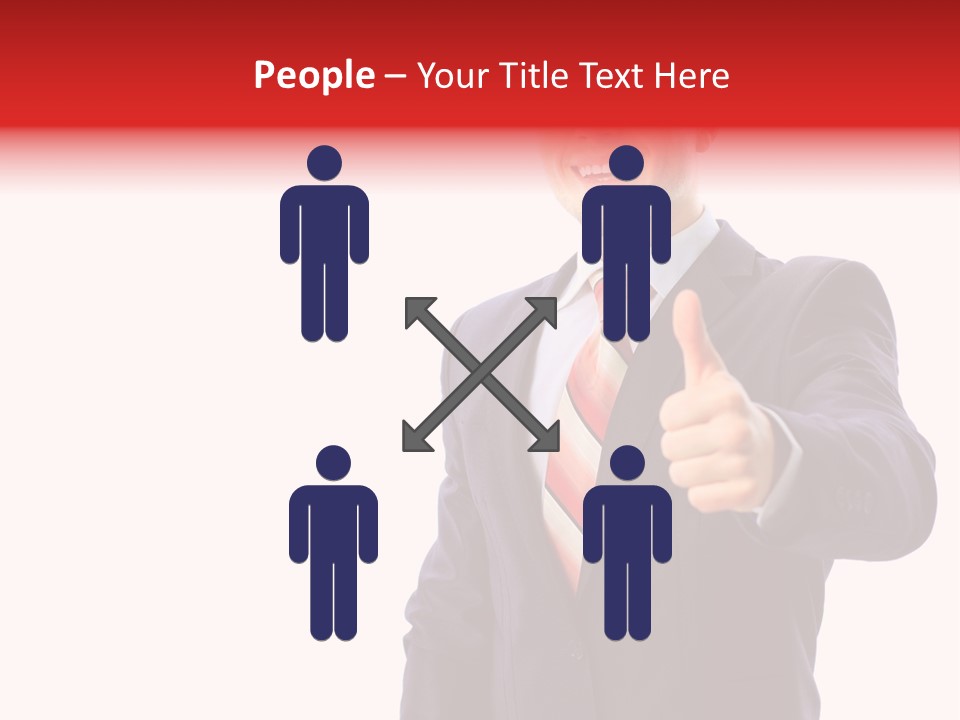 Isolated Person Excellent PowerPoint Template