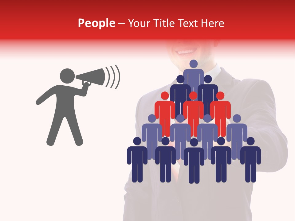Isolated Person Excellent PowerPoint Template
