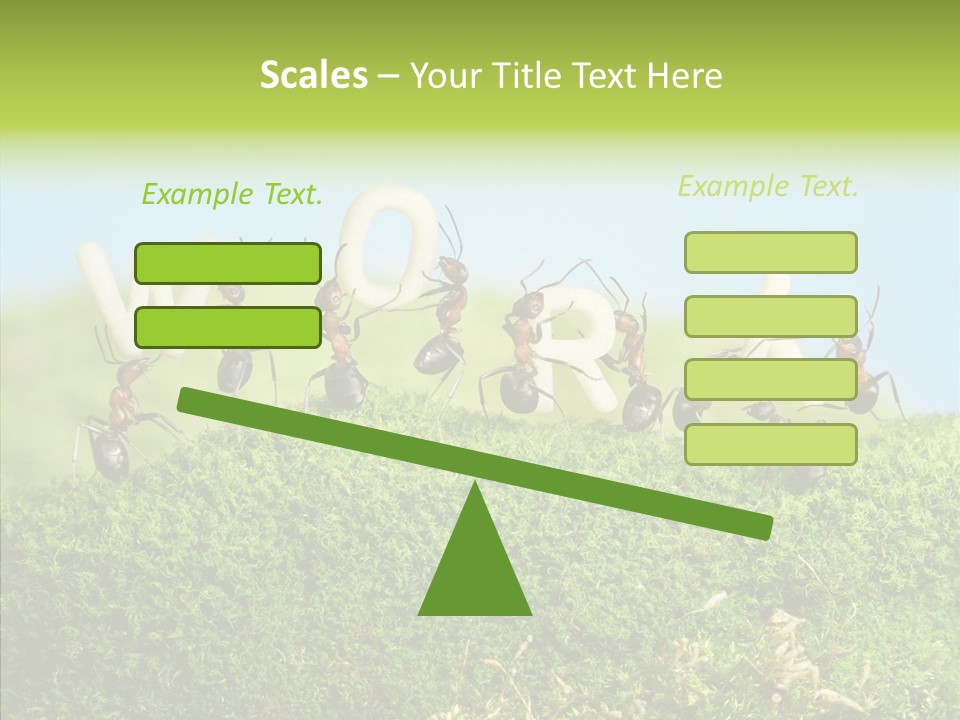 Teamwork Sky Animals PowerPoint Template