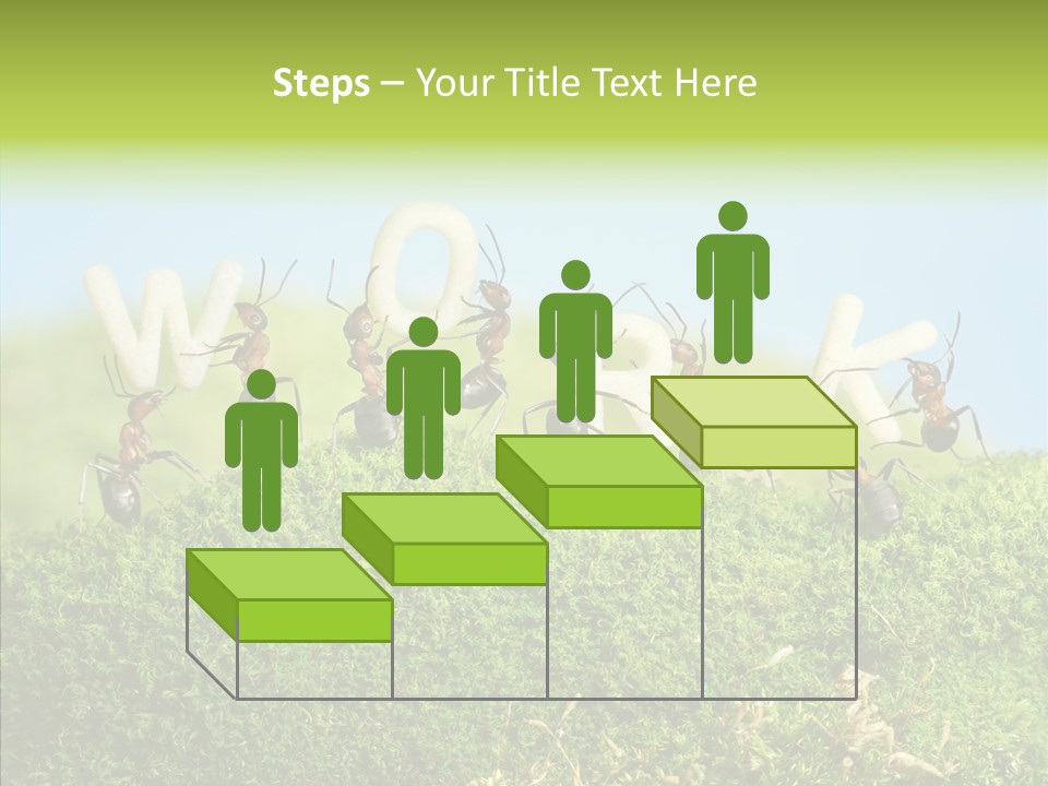 Teamwork Sky Animals PowerPoint Template