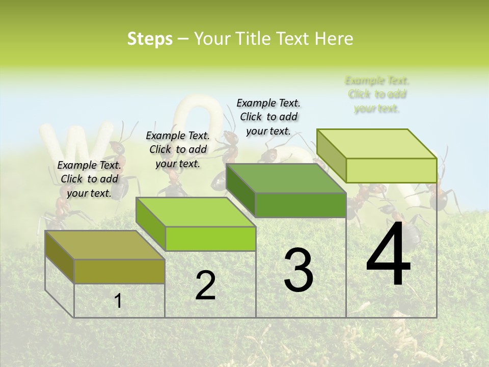 Teamwork Sky Animals PowerPoint Template