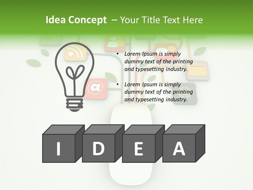 Symbol Isolated Shiny PowerPoint Template