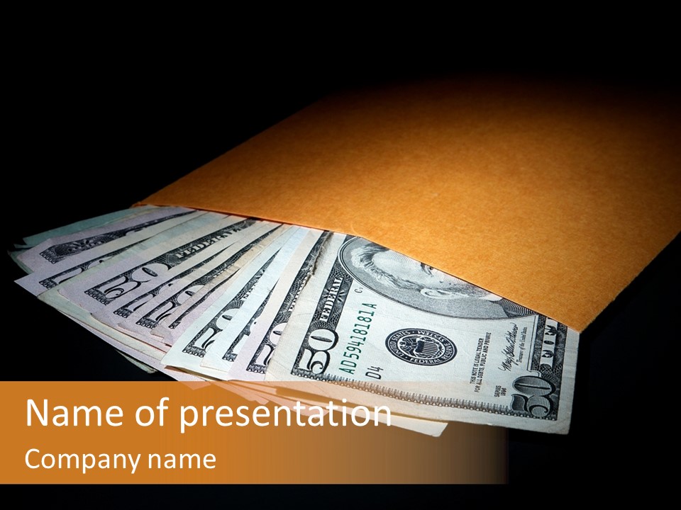 Envelope Payment Payout PowerPoint Template