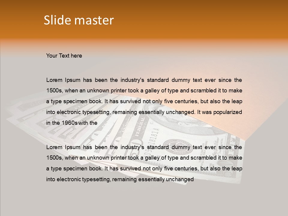 Envelope Payment Payout PowerPoint Template