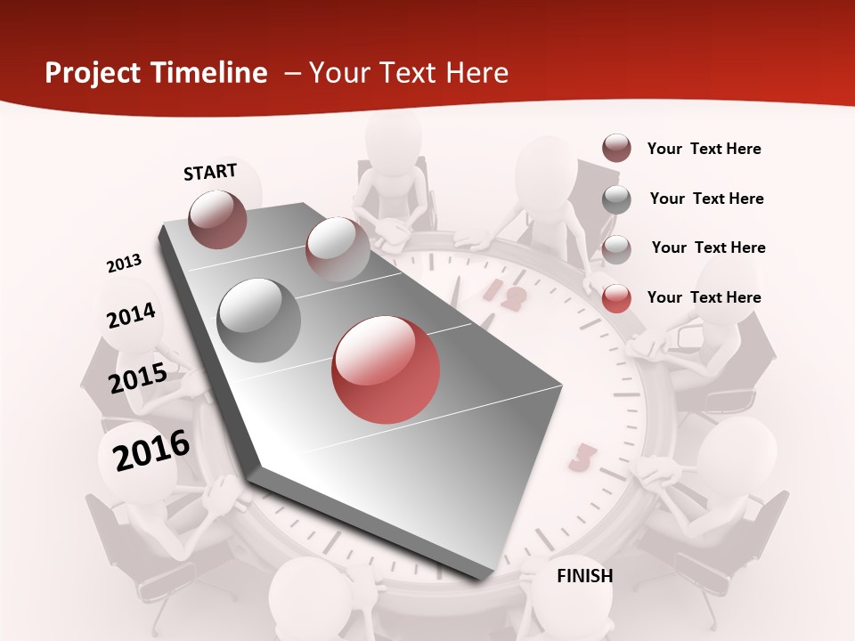 Computer Abstract People PowerPoint Template