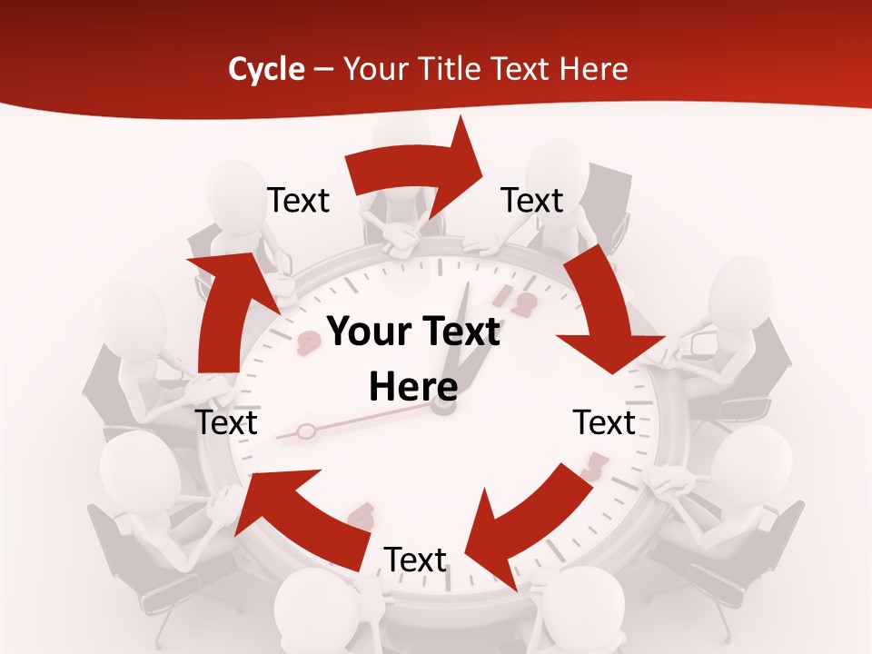 Computer Abstract People PowerPoint Template